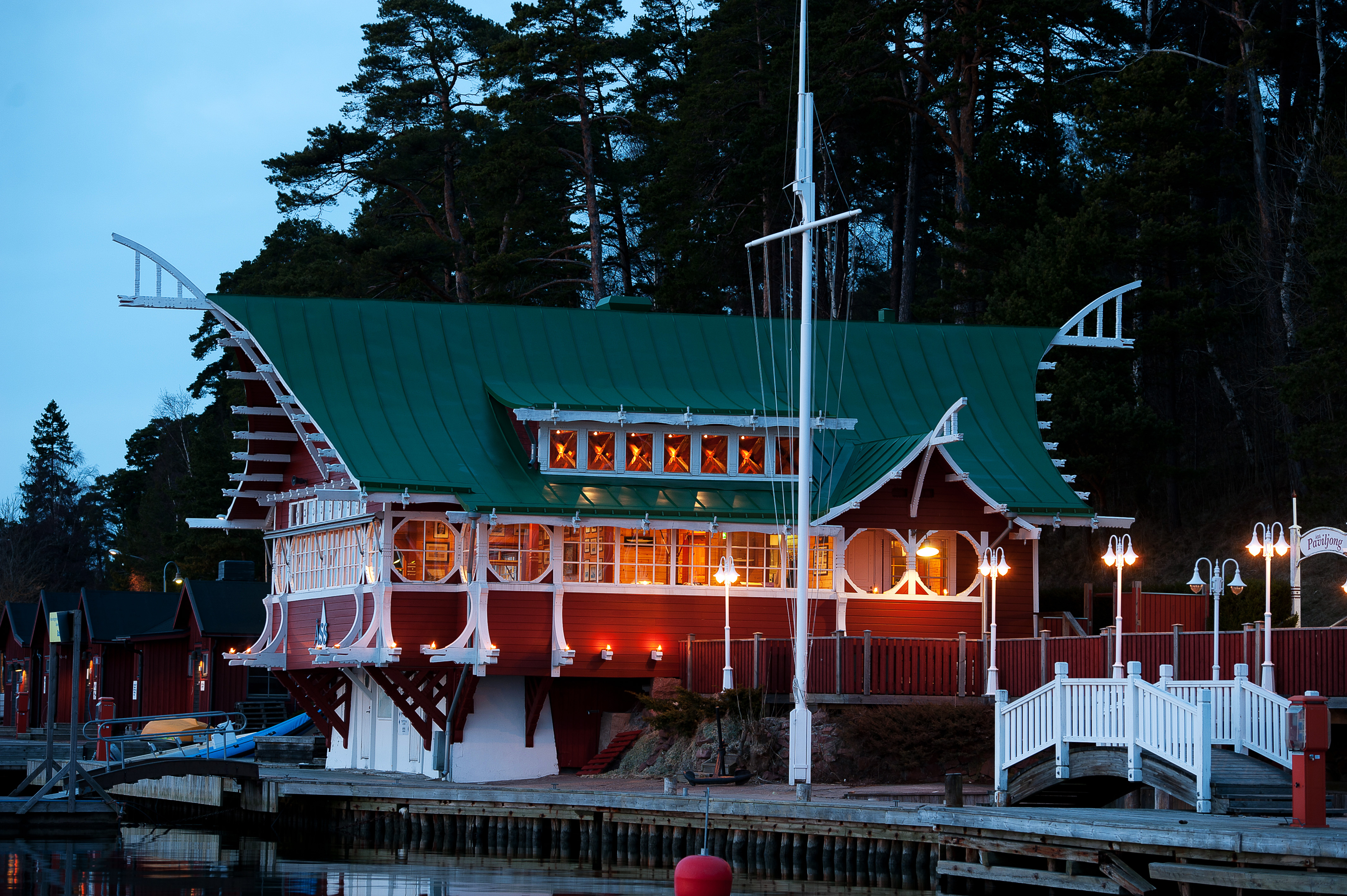 ÅSS Paviljongen från bryggan